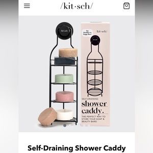 Kitsch Self-Draining Shower Caddy